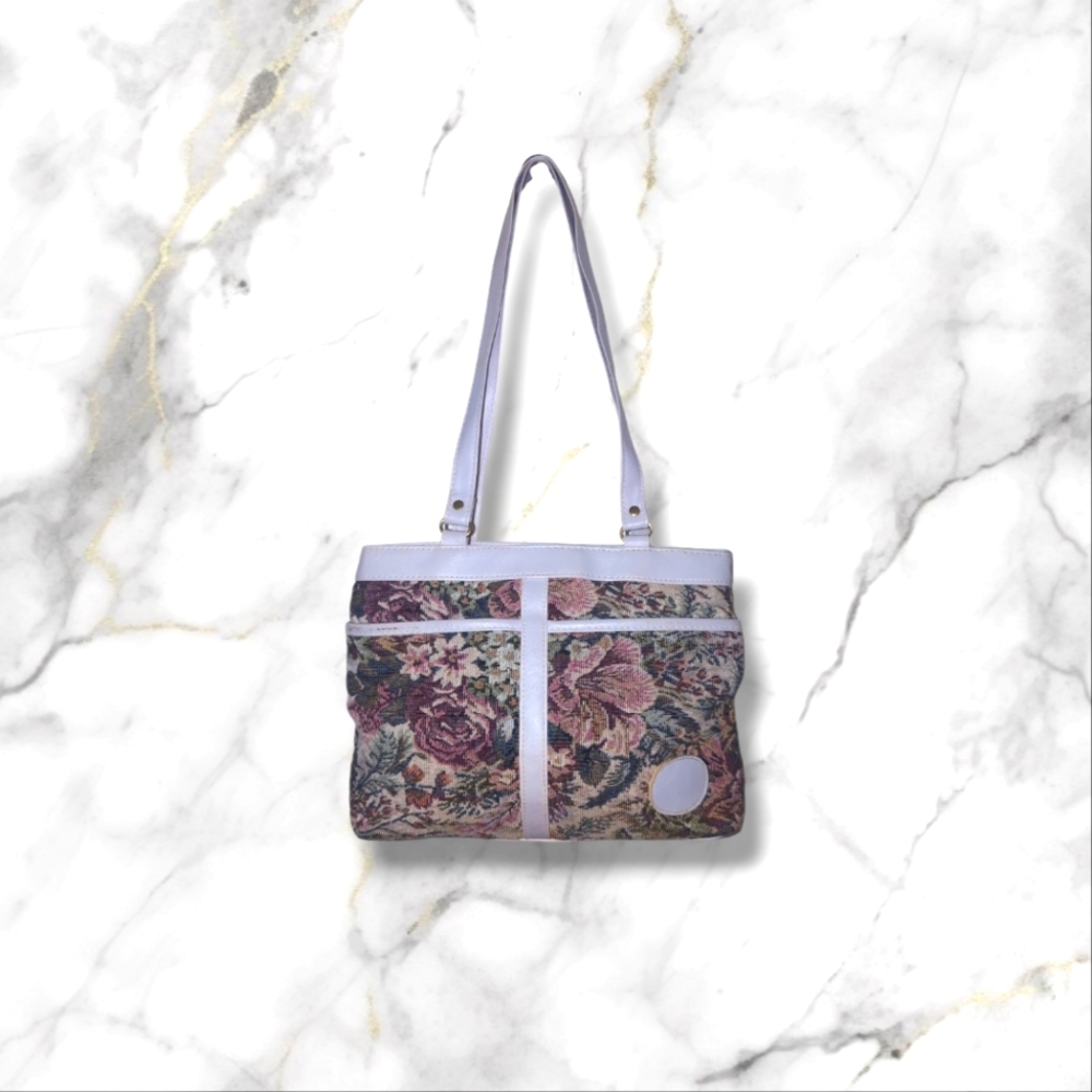 Vintage |  Floral Tapestry Handbag grannycore